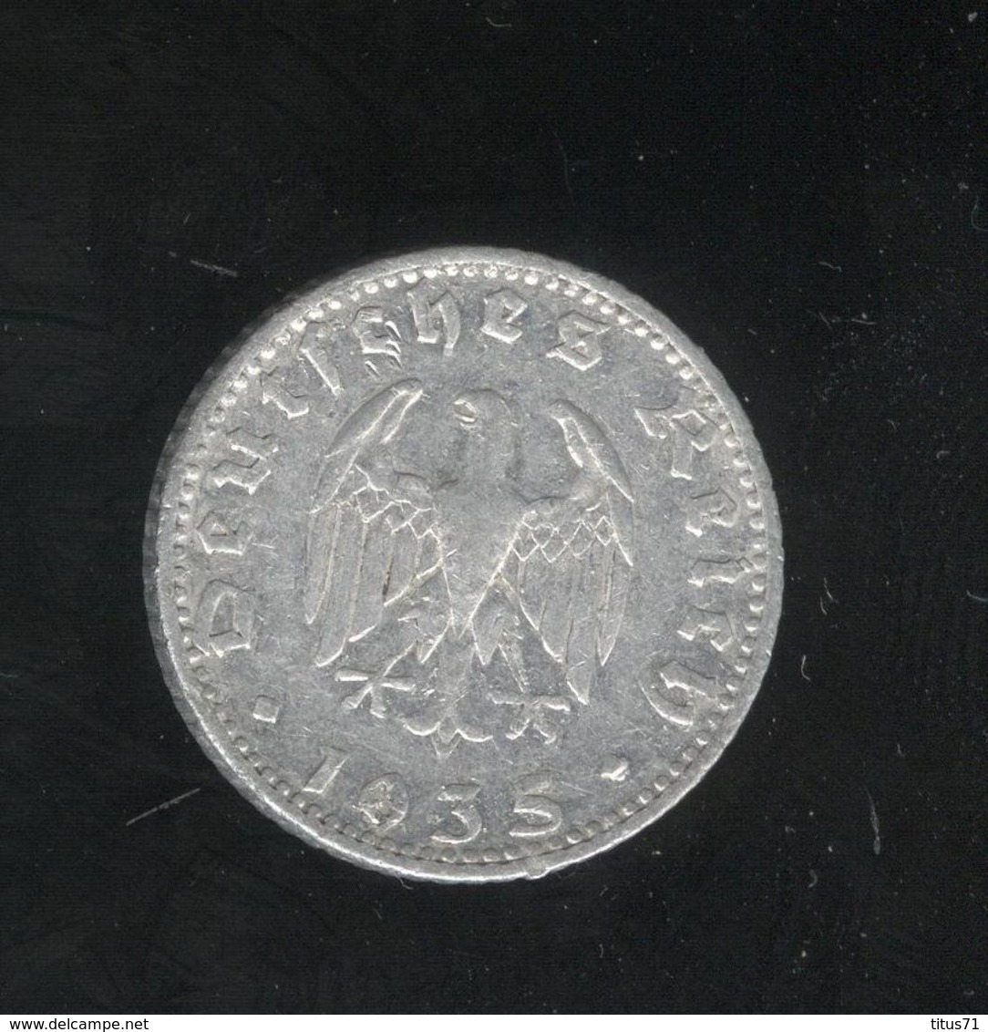 50 Pfennig  Allemagne/germany 1935 J - 50 Reichspfennig