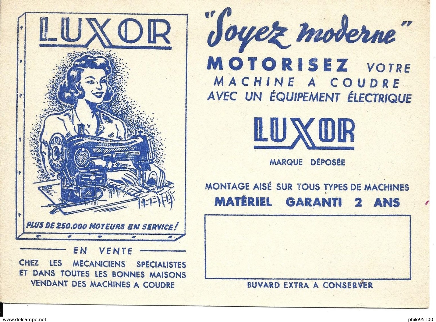 BUVARD - LUXOR "Soyez Moderne" - Other & Unclassified