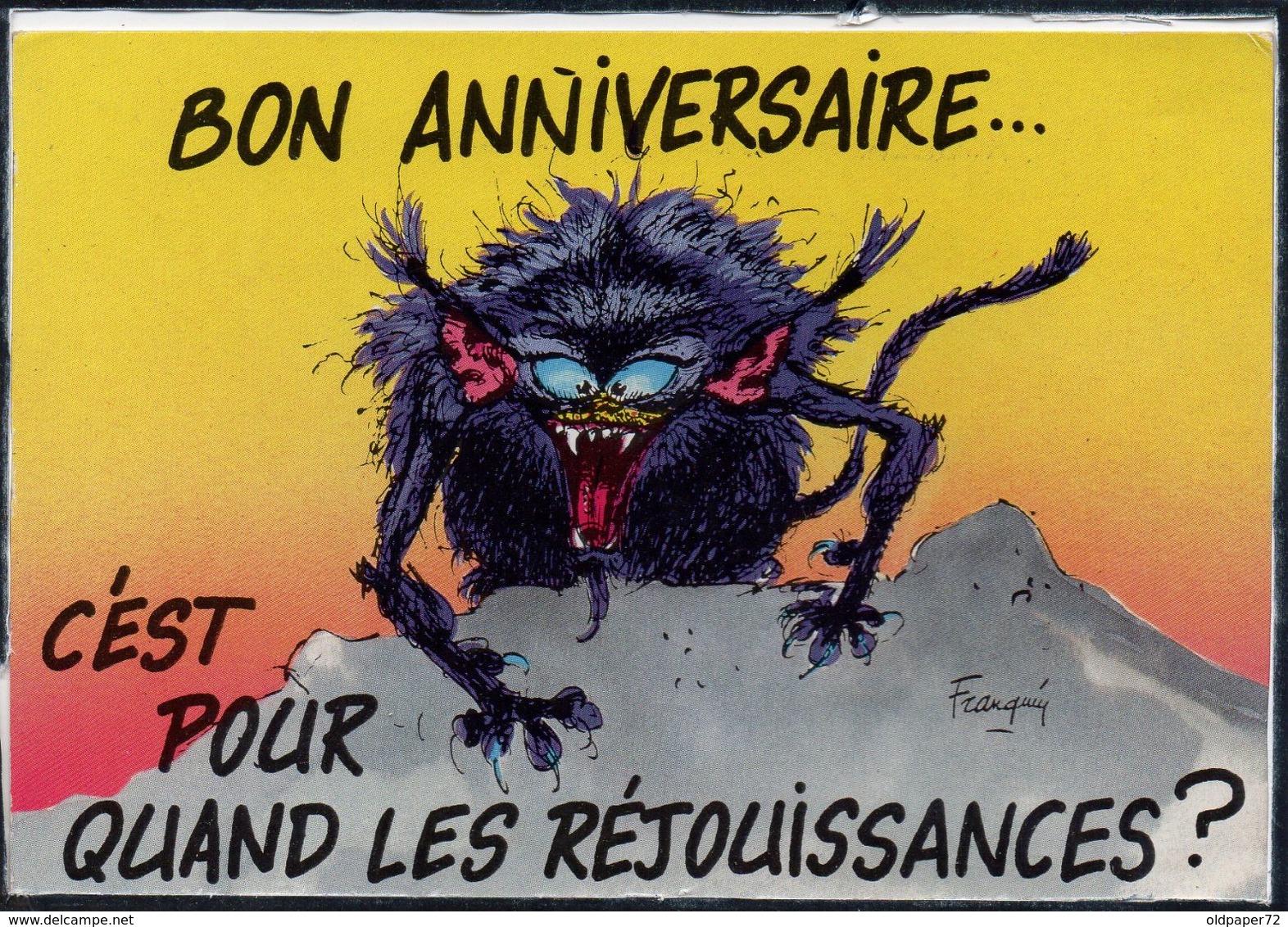 BANDES DESSINEES - DESSINATEUR " FRANQUIN " - BON ANNIVERSAIRE - LES MONSTRES N°26 - Bandes Dessinées