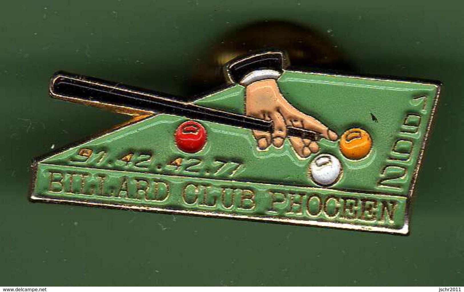 BILLARD *** CLUB PHOCEEN 1992 *** A012 - Billiards