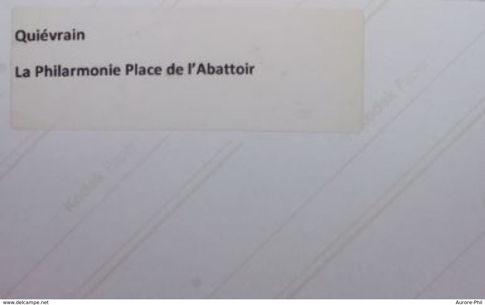 Quiévrain La Philarmonie Place De L'Abattoir (Photo - Reproduction) - Quiévrain