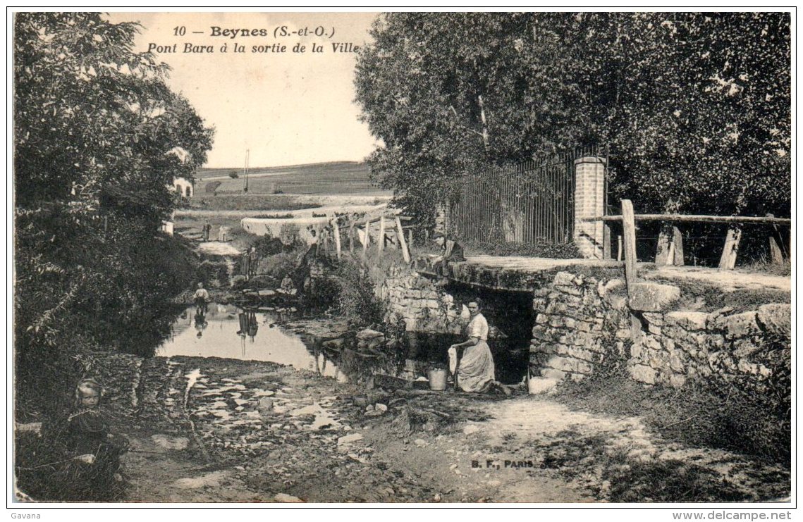 78 BEYNES - Pont Bara à La Sortie De La Ville - Beynes