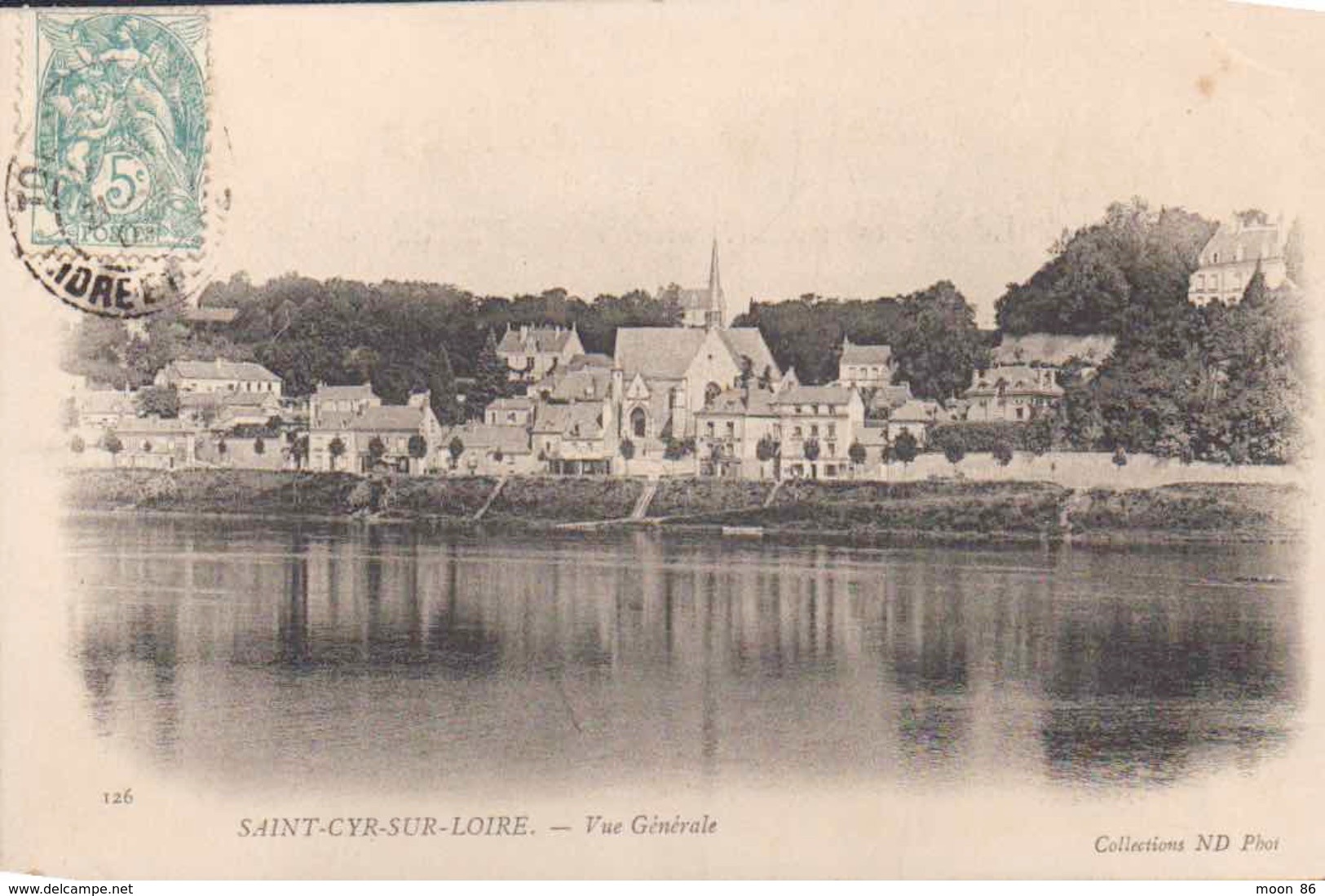 37 - SAINT CYR SUR LOIRE  -  VUE GÉNÉRALE - Saint-Cyr-sur-Loire