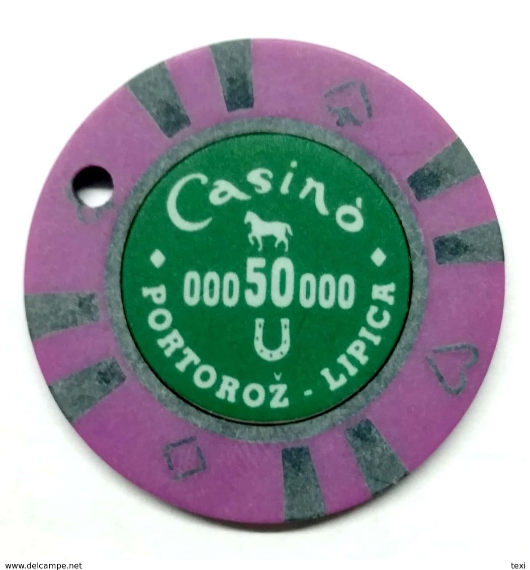 TOKEN SLOVENIA CASINO PORTOROZ  LIPICA 50 - Casino