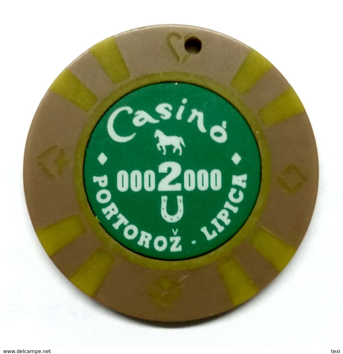 TOKEN SLOVENIA CASINO PORTOROZ  LIPICA 2 - Casino