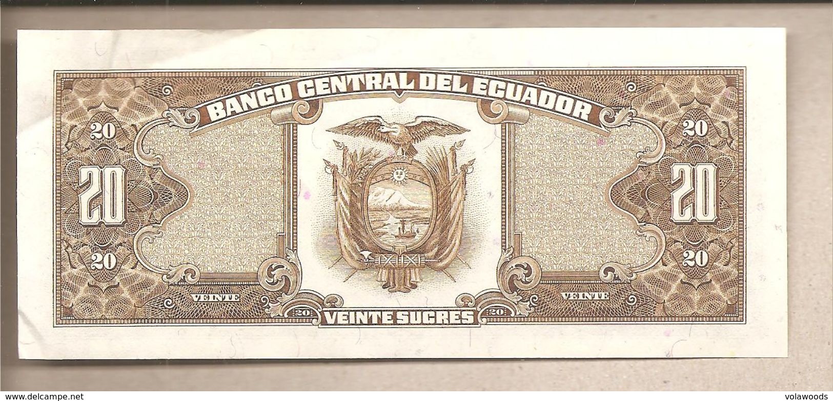 Ecuador - Banconota Circolata QFdS Da 20 Sucres P-121 Aa.3 - 1986 - Ecuador
