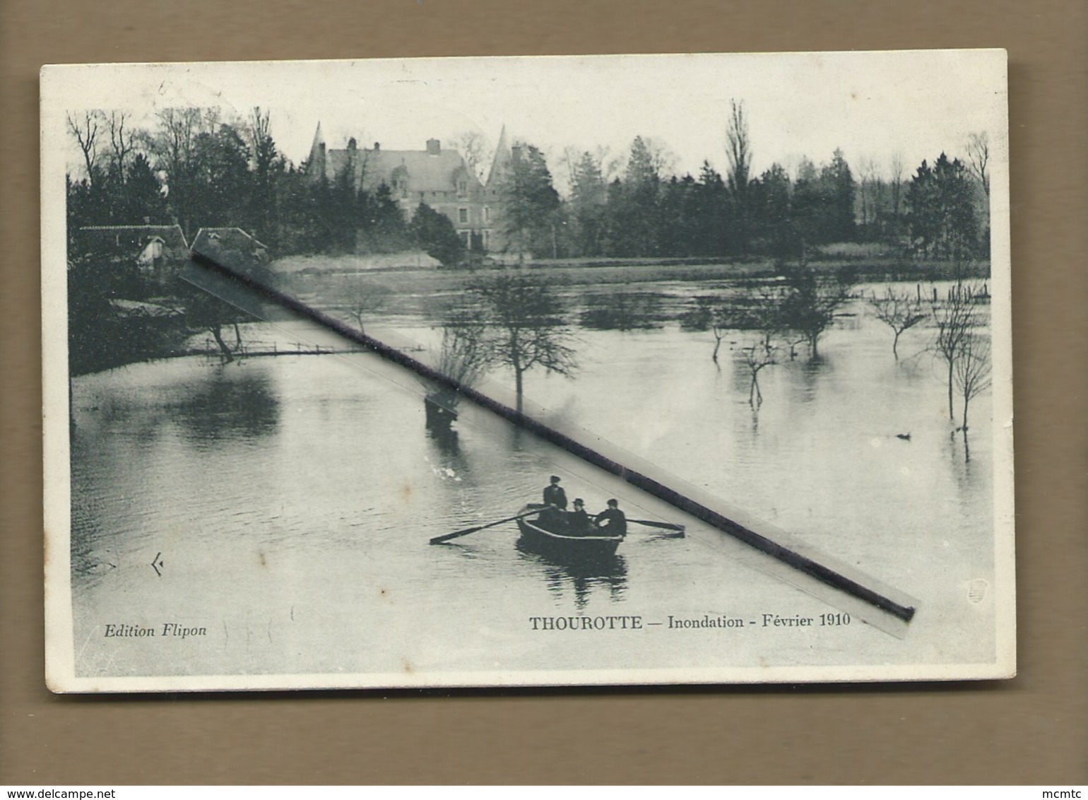CPA - Thourotte -  Inondation - Février 1910 - Thourotte