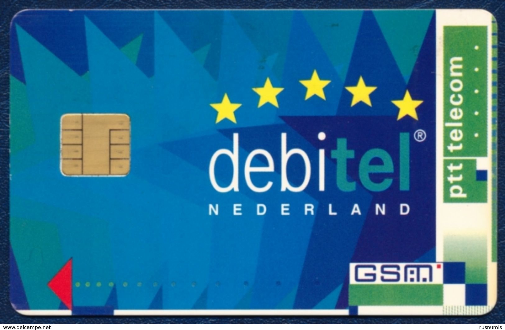 RARE EARLY ISSUE NETHERLANDS - HOLLAND - Pays-Bas - Niederlande - Olanda - Nederland DEBITEL GSM (SIM) CARD PTT TELECOM - Cartes GSM, Prépayées Et Recharges