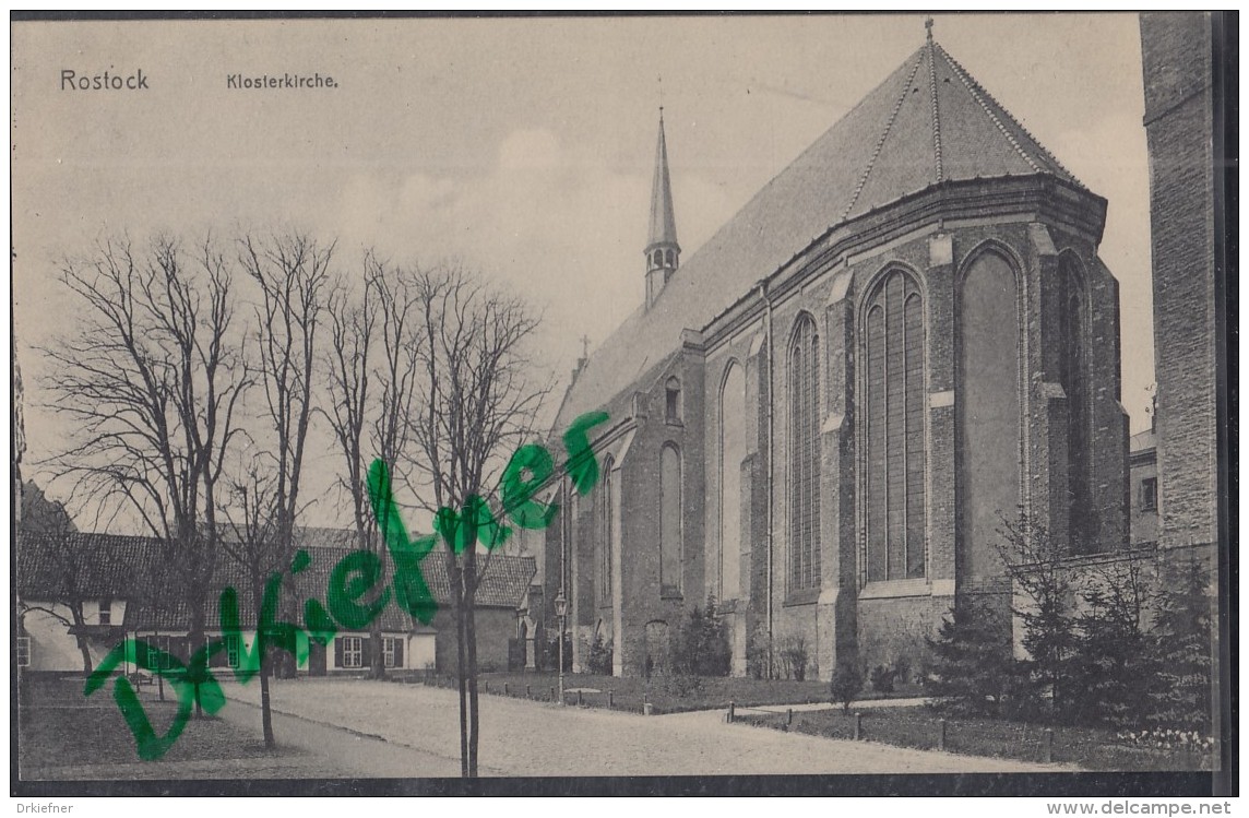 Rostock, Klosterkirche, Um 1912 - Rostock