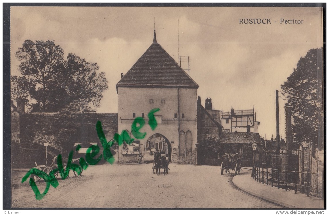 Rostock, Petritor, Um 1915 - Rostock