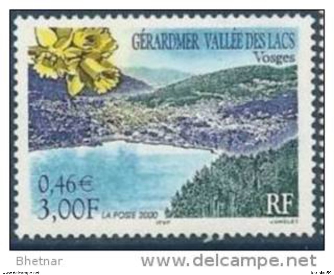 Timbre France   YT 3311 " Gérardmer " 2000 Neuf - Unused Stamps