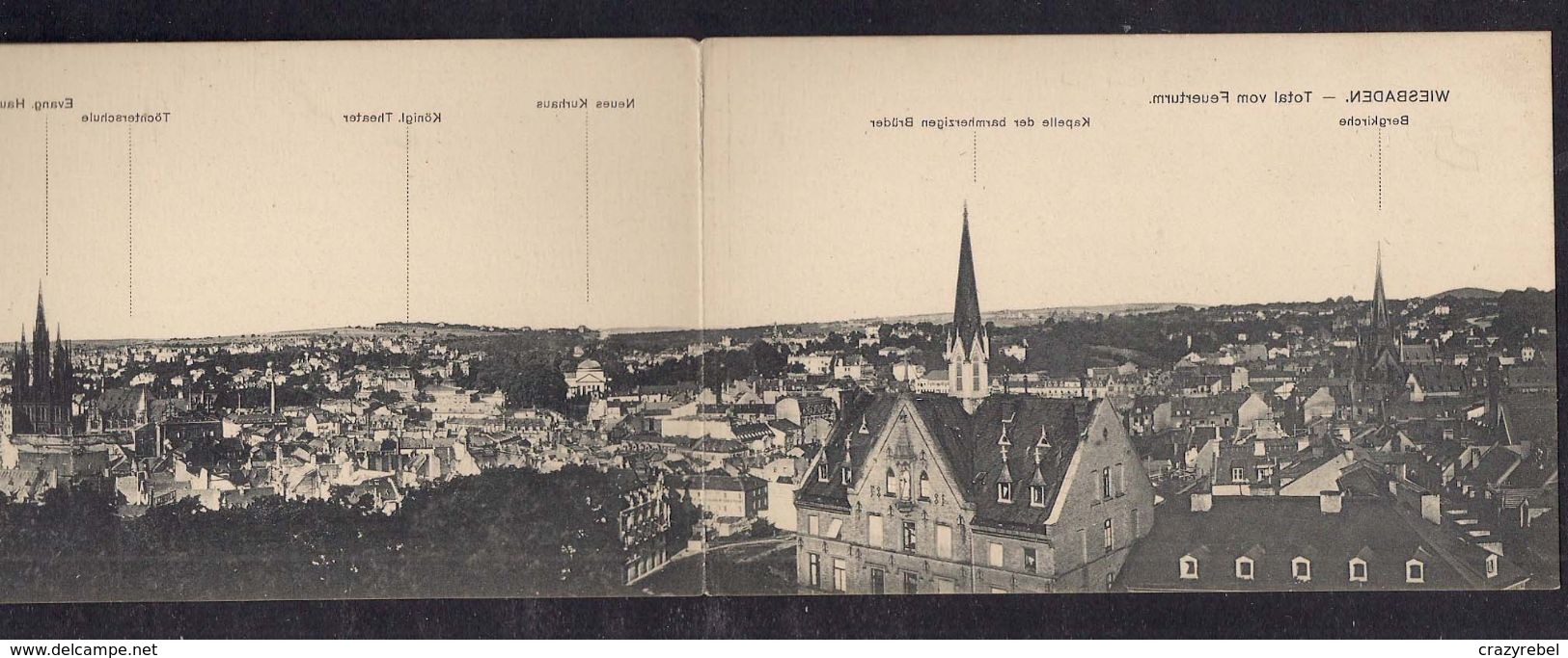 Postcard Germany Old Strip Of 3 Unused Black And White ( 797 ) - Other & Unclassified