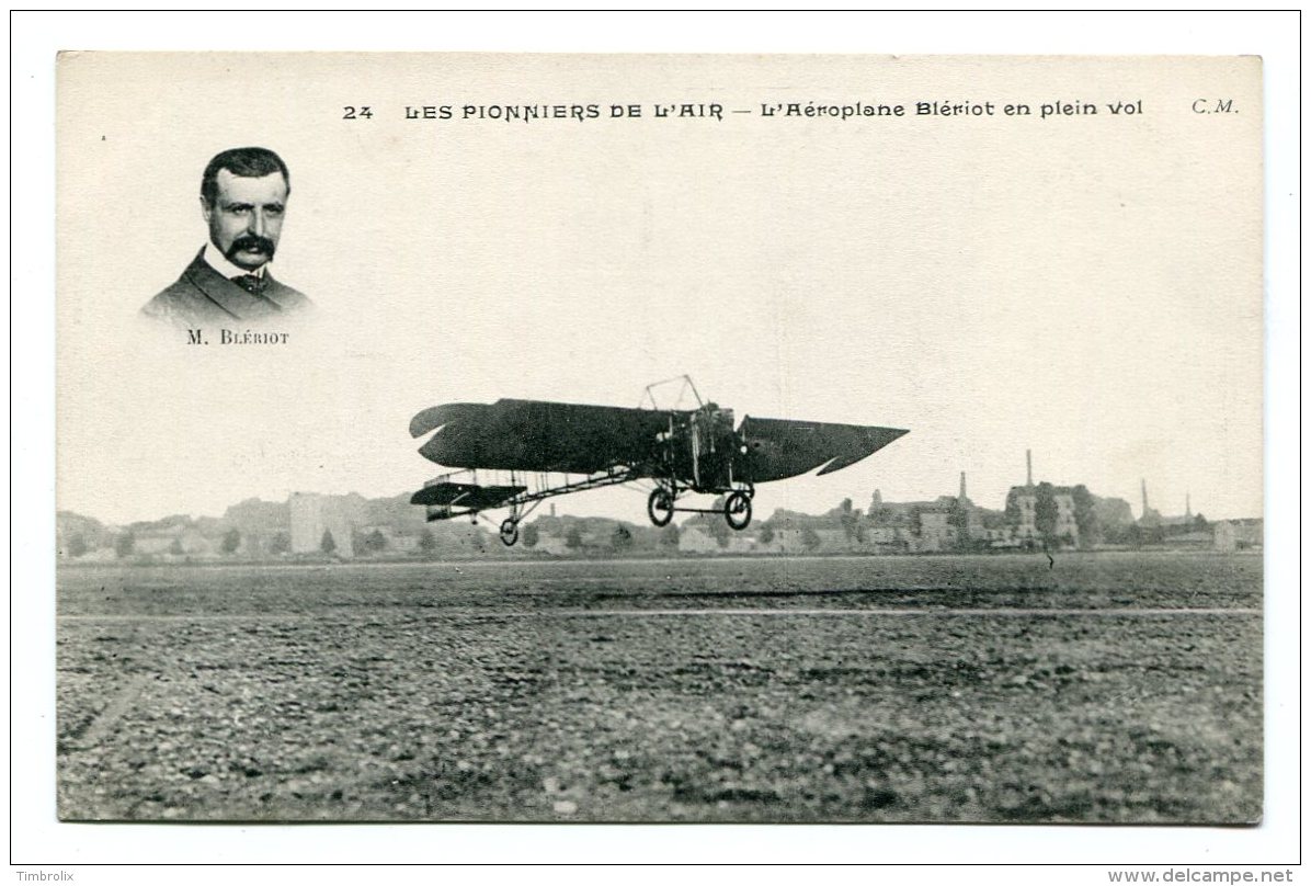 LES PIONNIERS DE L' AIR - L' Aéroplane BLERIOT En Plein Vol - ....-1914: Précurseurs