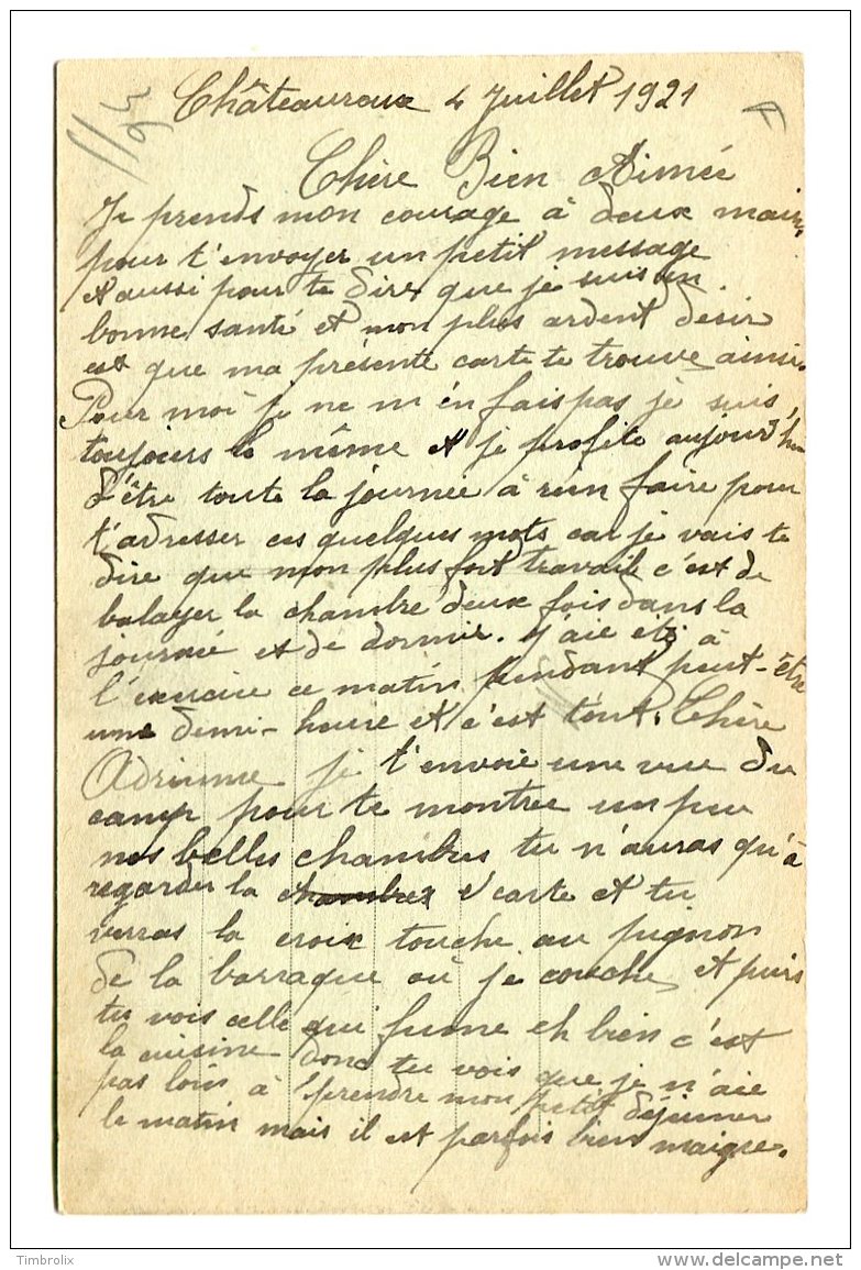 AVIATION De CHATEAUROUX (36) - Camp De La Martinerie - 3ème Régiment De Chasse - Les Baraquements - Régiments