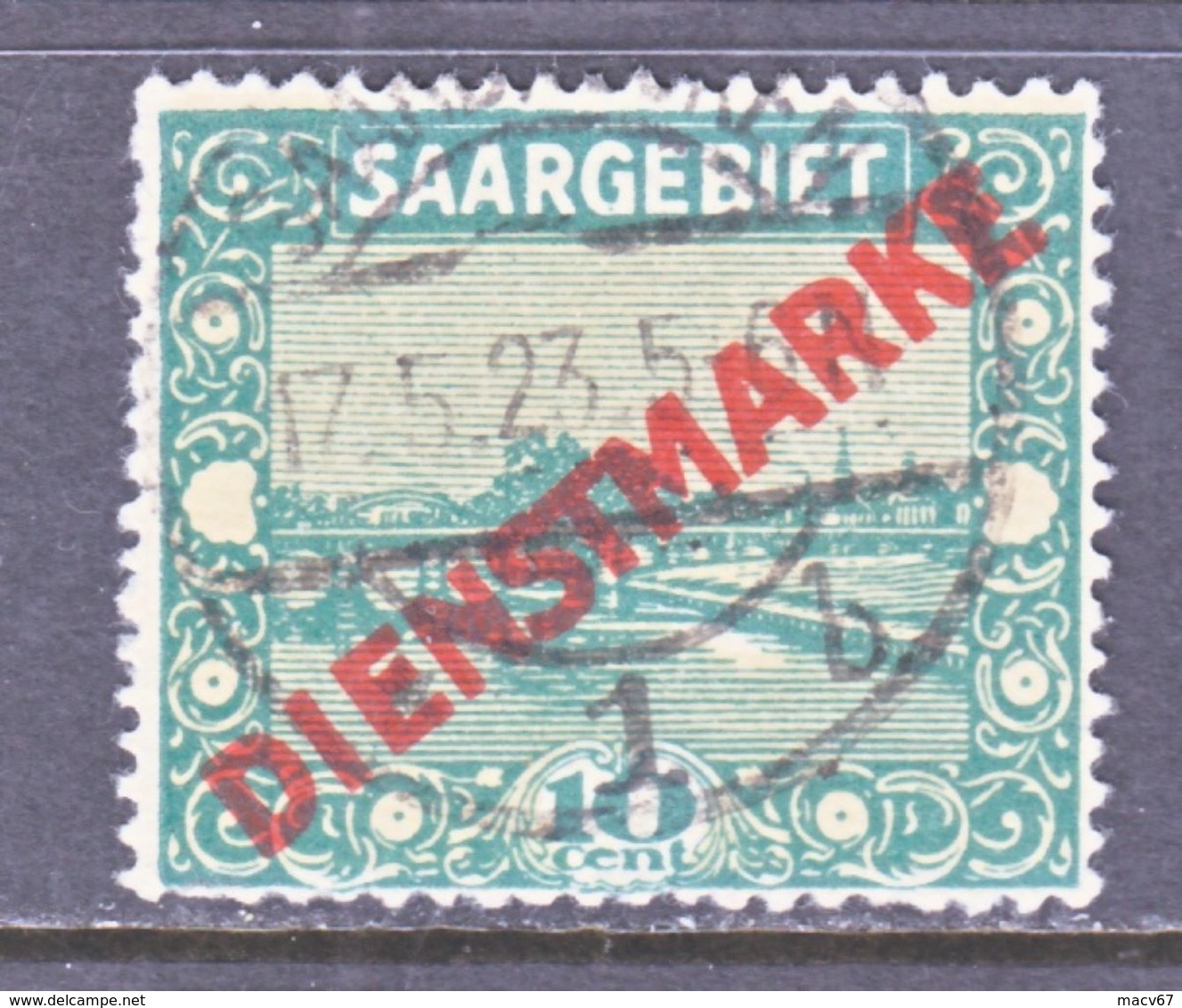 SAAR   O 3   (o) - Used Stamps