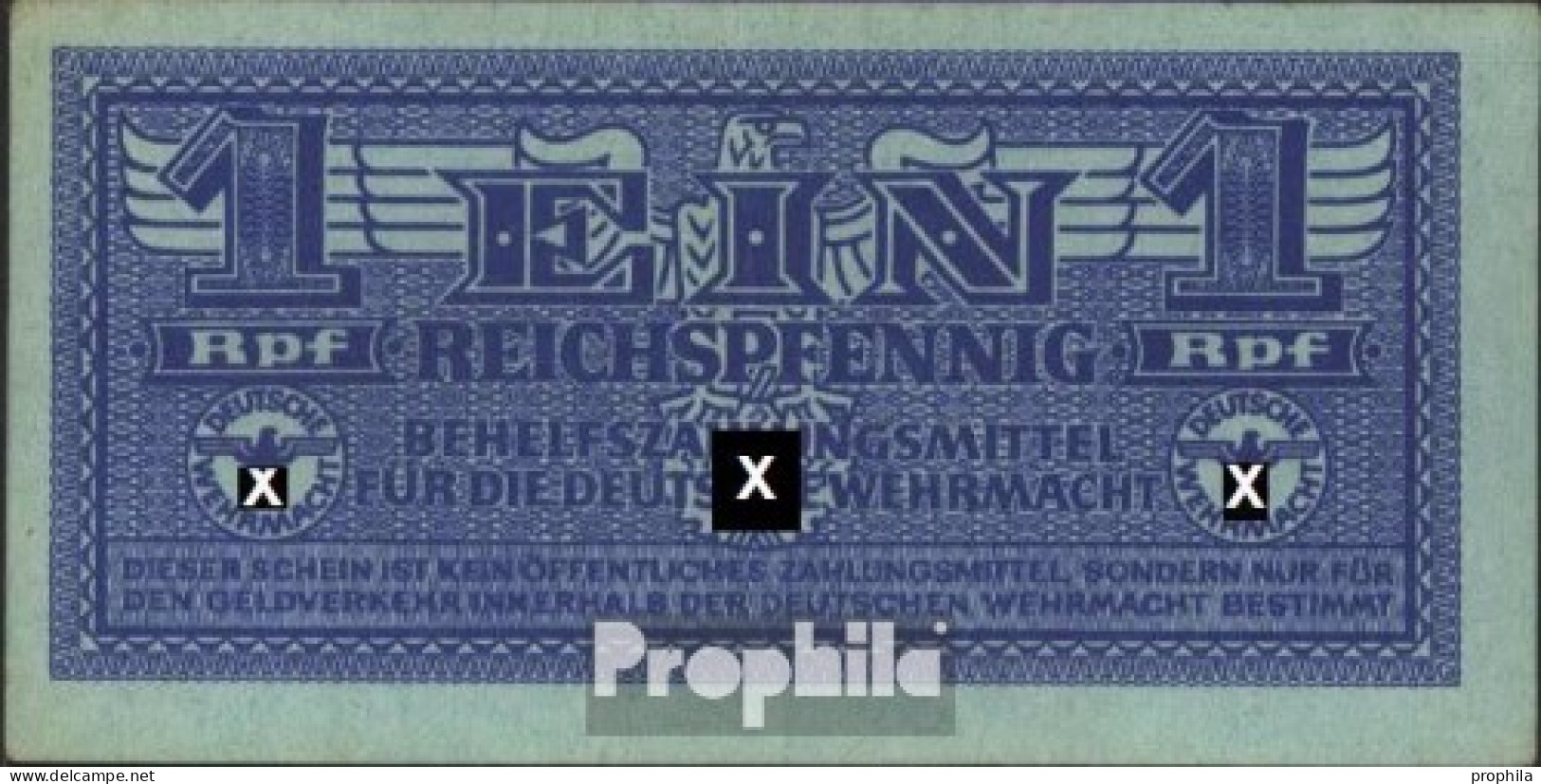 Deutsches Reich Rosenbg: 501a Bankfrisch 1942 1 Reichspfennig Wehrmacht - Other & Unclassified