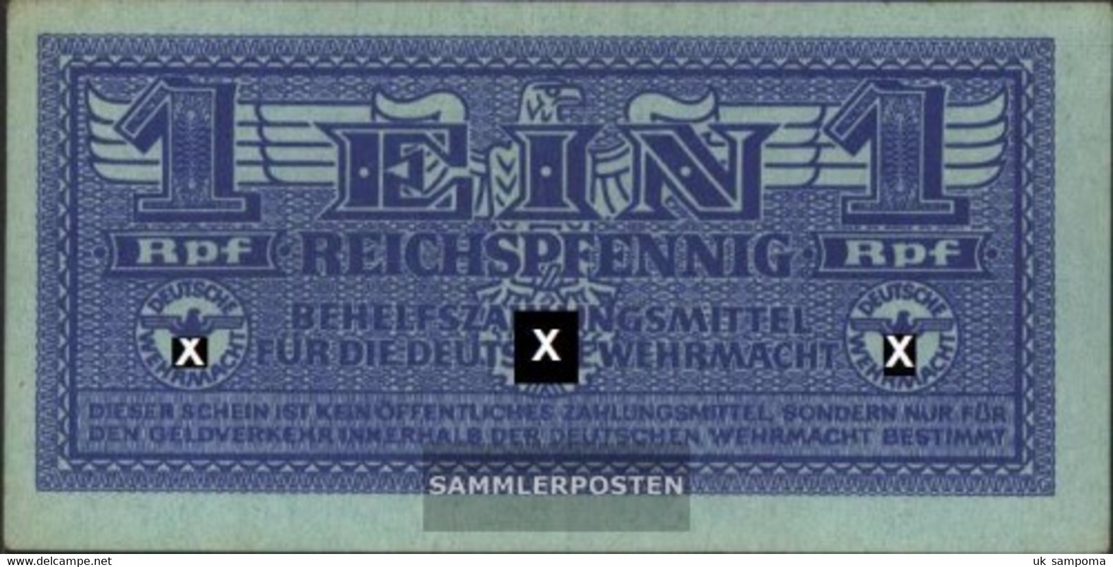 German Empire Rosenbg: 501a Uncirculated 1942 1 Reich Pfennig Army - Other & Unclassified