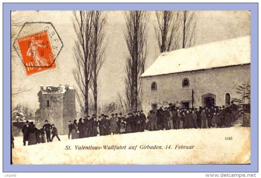CPA - St-Valentinus (67) - 1643. Wallfahrt Auf Girbaden - 14 Februar - Altri & Non Classificati