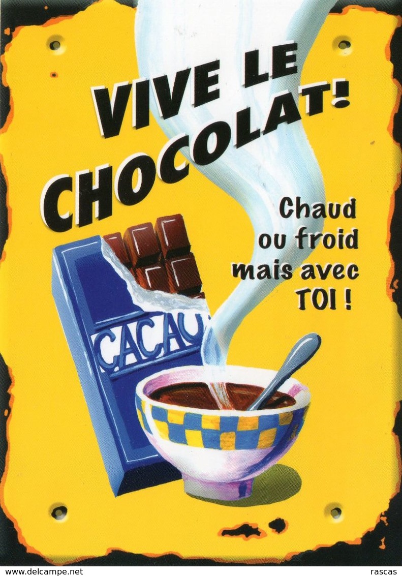 CPM - D  - ILLUSTRATEUR BEATRICE DOUILLET - VIVE LE CHOCOLAT - CHAUD OU FROID MAIS AVEC TOI ! - Contemporain (à Partir De 1950)