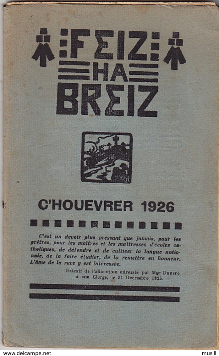 Feiz Ha Breiz. C'Houevrer 1926. N° 2 - Revistas & Periódicos