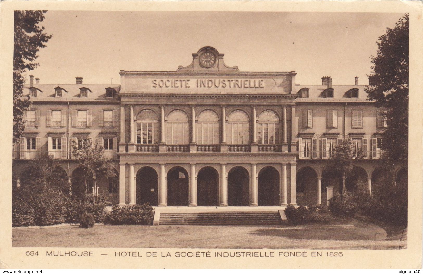 Cp , 68 , MULHOUSE , Hôtel De La Société Industrielle Fondé En 1826 - Mulhouse