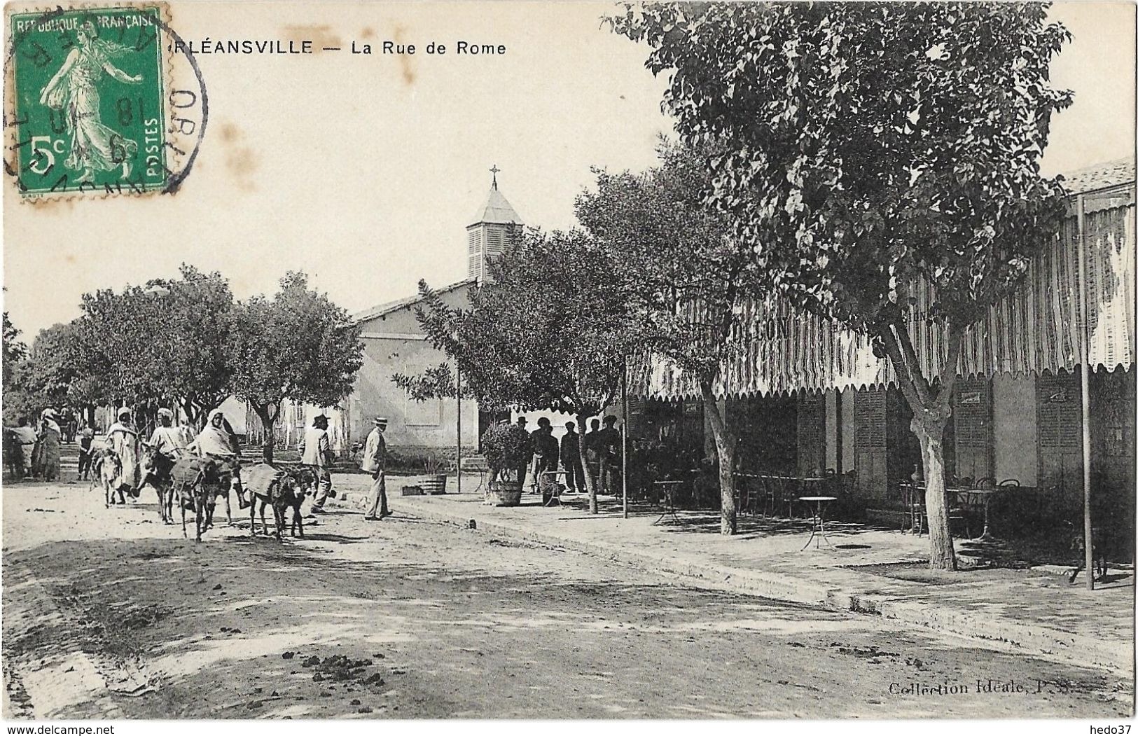 Orléansville - La Rue De Rome - Chlef (Orléansville)