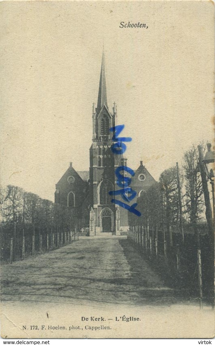 Schoten : De Kerk   (  HOELEN  Capellen  172  ) - Schoten