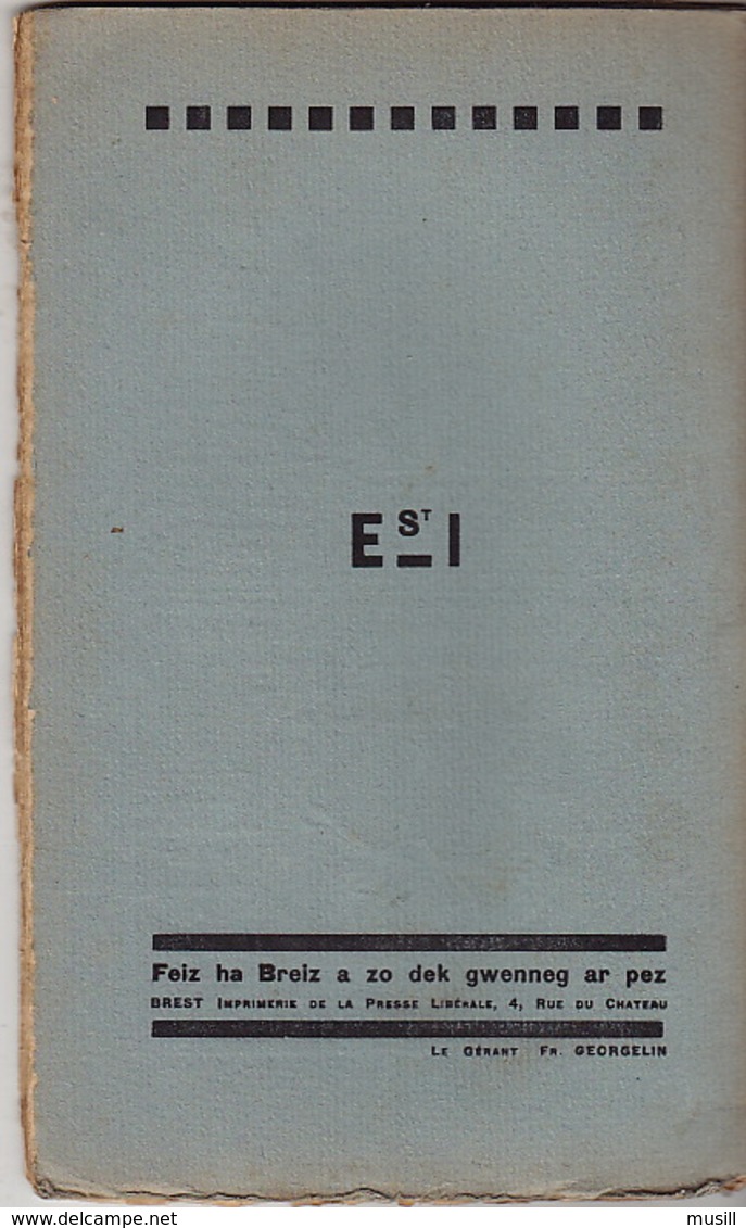 Feiz Ha Breiz.  Meurz 1926. N° 3. Ar C'Horn-Boud. Meurz 1926. N° 3. Joseph Cadic. - Tijdschriften