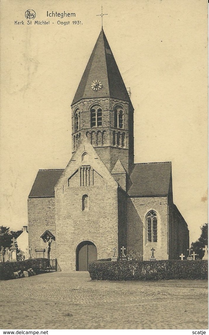 Ichtegem    -   Kerk St. Michiel   -   1933  Naar  Heyst - Ichtegem