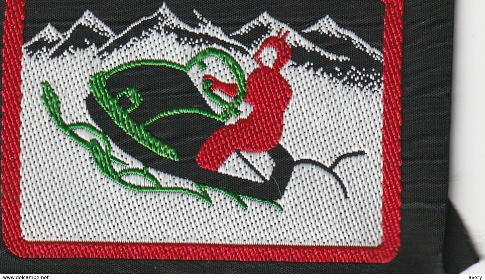 Snowmobile  3.2" X 2"   8.3 Cm X 5 Cm - Winter Sports