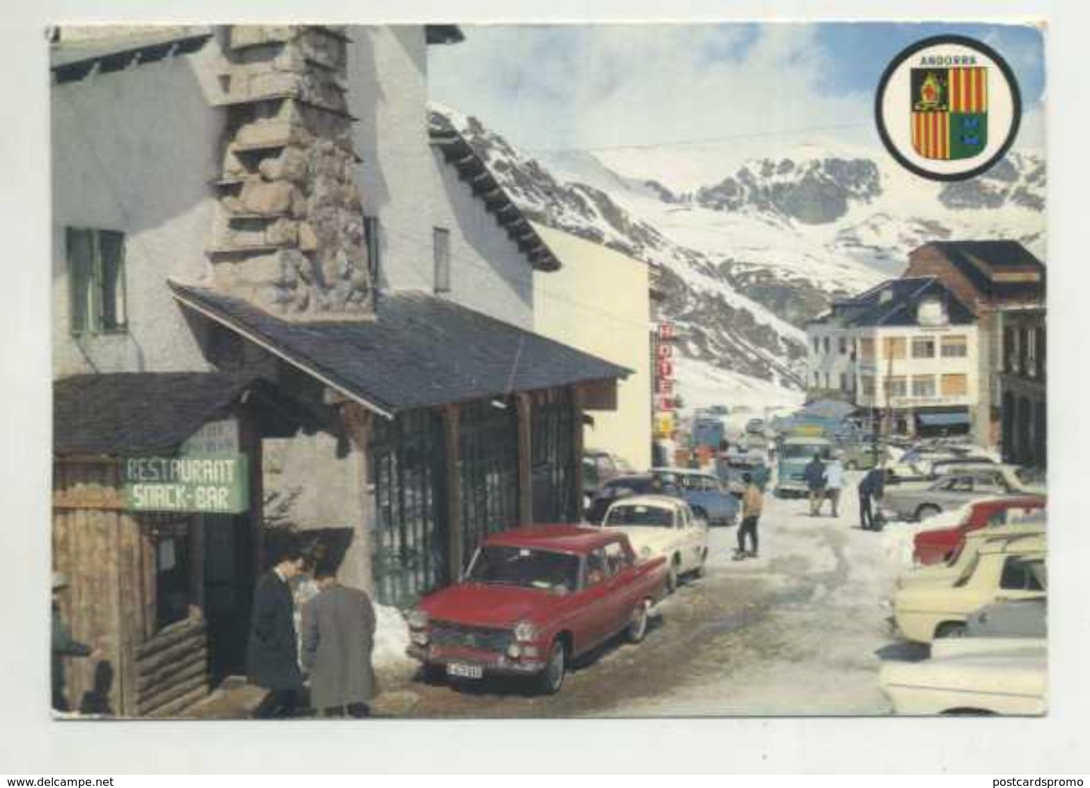 VALLS D' ANDORRA - Vue Partielle Du Pas De La Casa  ( 2 Scans ) - Andorra