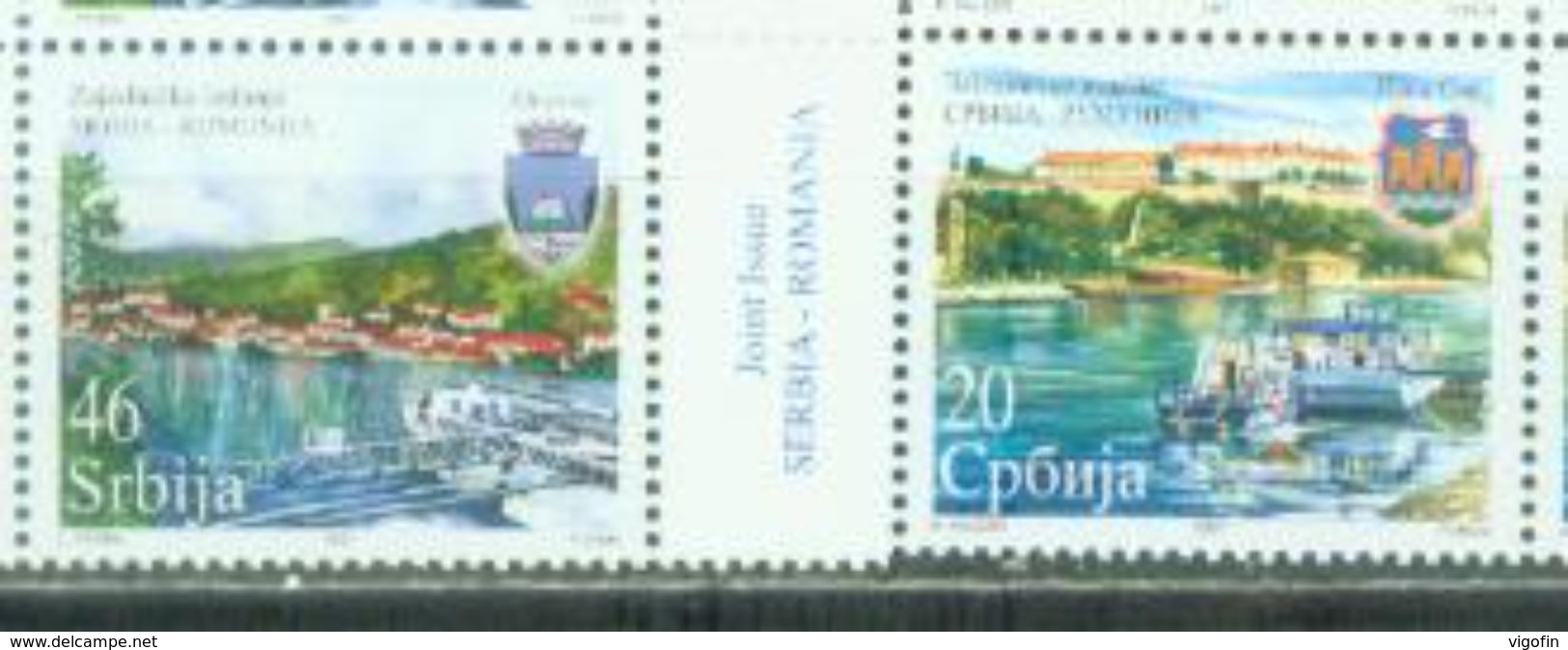 SRB 2007-228-9 DUNAV SHIPING, SERBIA, 1 X 2v, MNH - Serbien