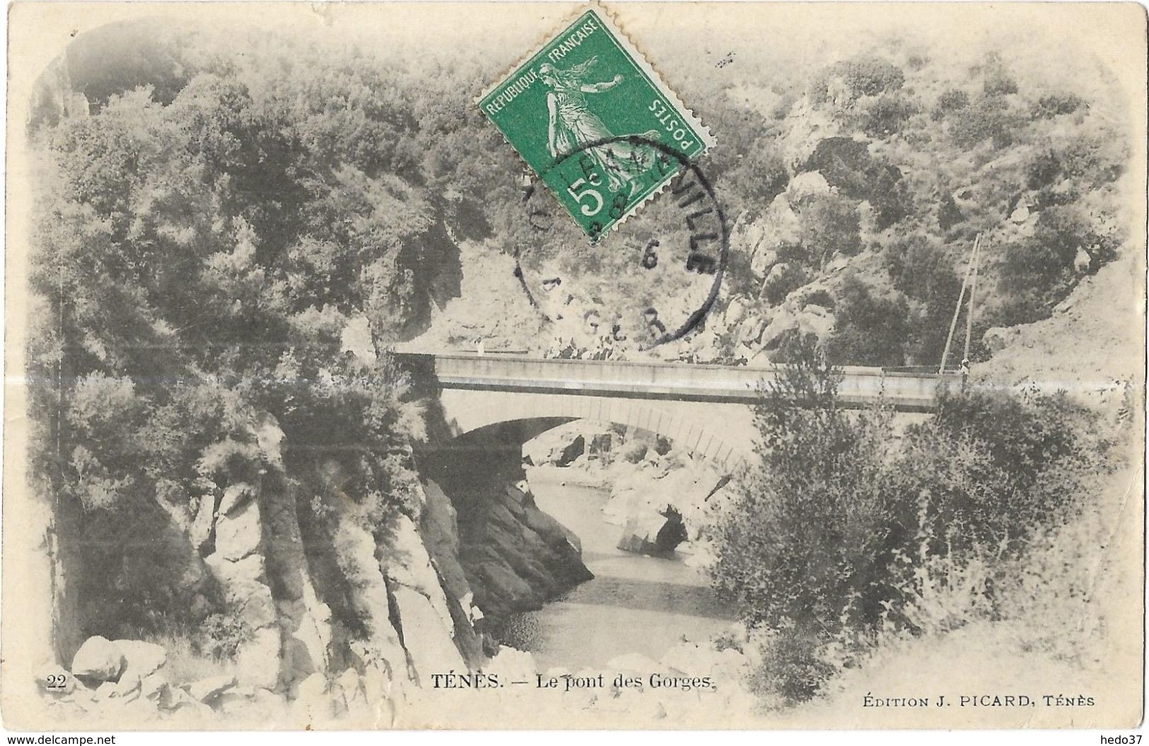 Ténès - Le Pont Des Gorges - Chlef (Orléansville)
