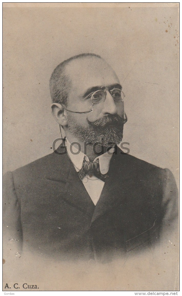 Romania - A.C. Cuza - Politician - Personnages