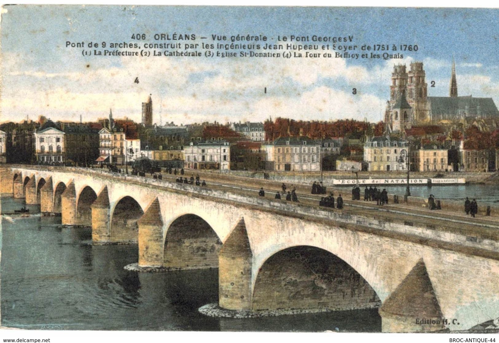 LOT N°167 - LOT DE 25 CARTES D' ORLEANS - LES PONTS ET LA PLAGE