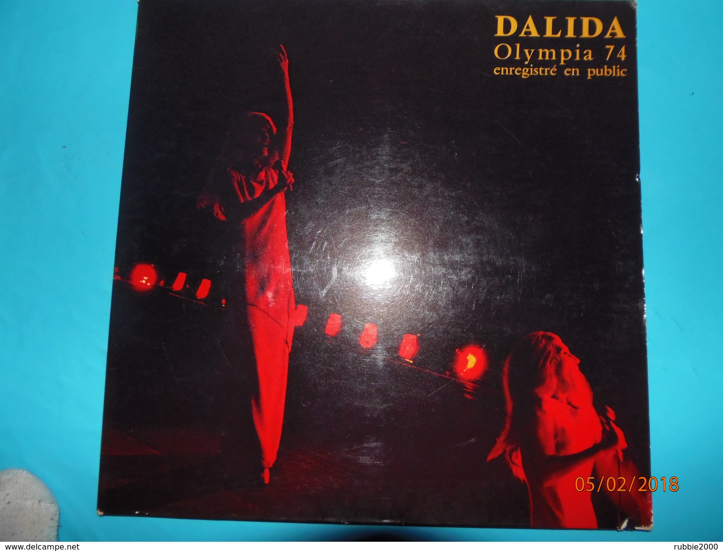 DALIDA 1974 OLYMPIA ENREGISTRE EN PUBLIC LE 15 JANVIER 1974 DISQUE 33 TOURS SONOPRESSE - Disco, Pop
