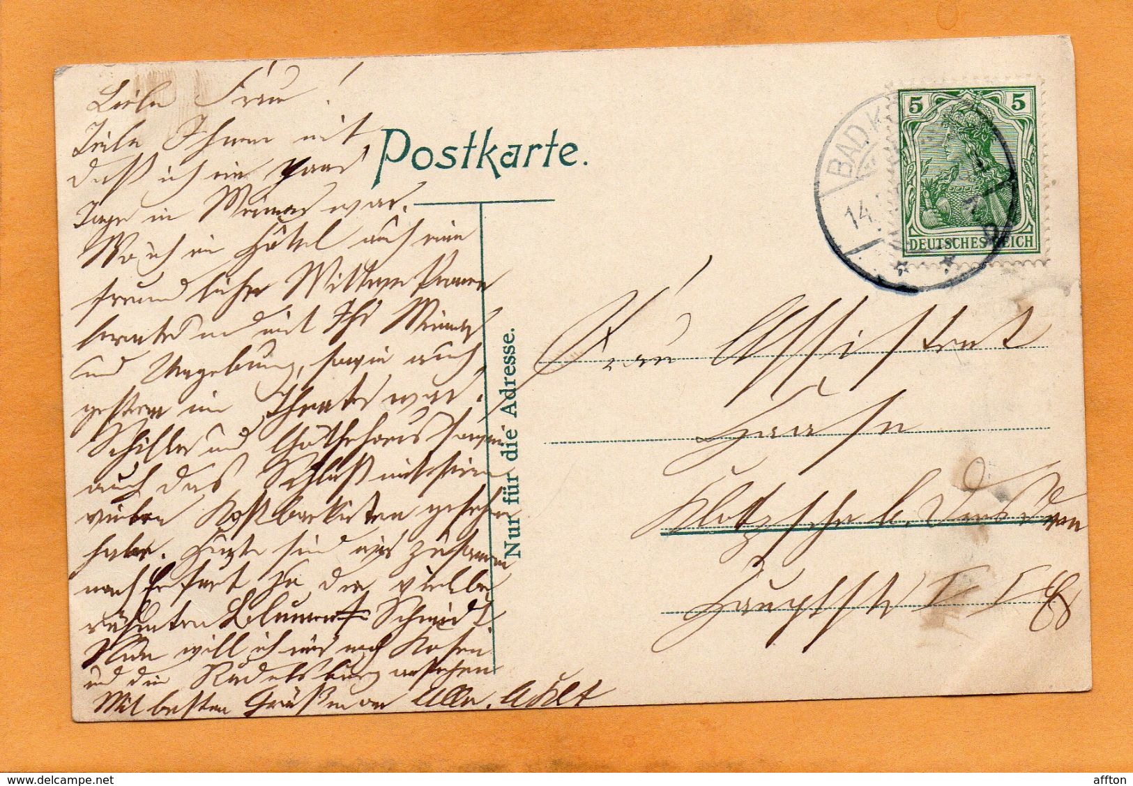 Bad Kosen Germany 1905 Postcard Mailed - Bad Koesen