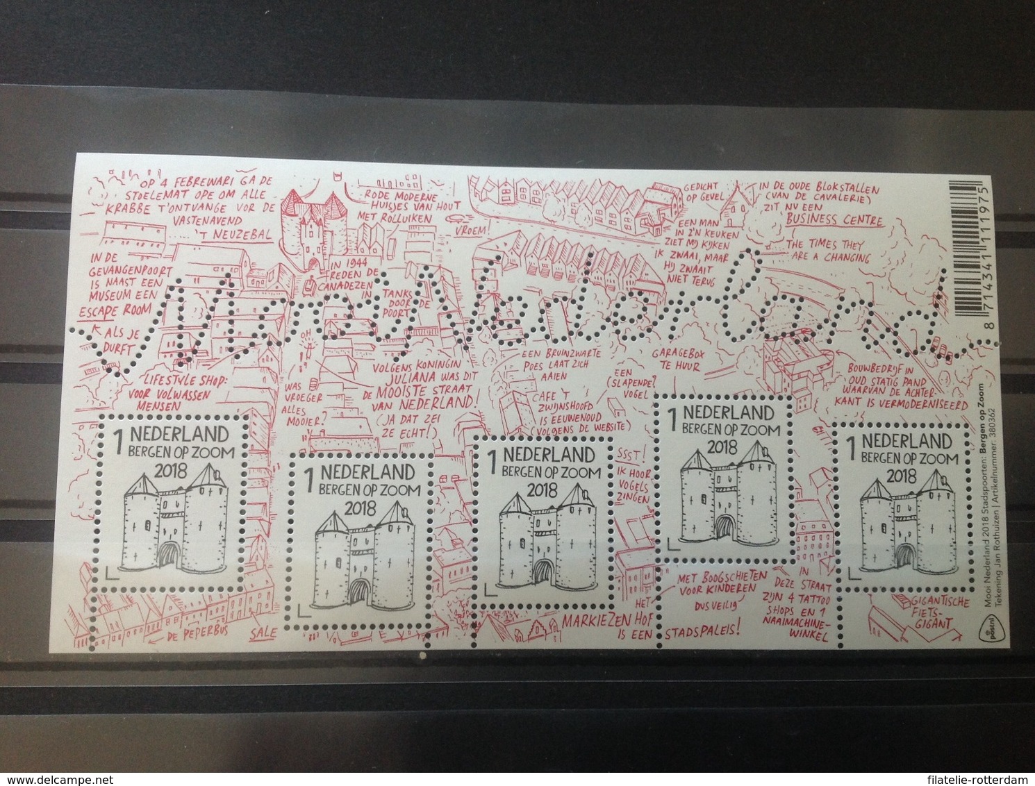 Nederland / The Netherlands - Postfris / MNH - Sheet Mooi Nederland, Bergen Op Zoom 2018 - Neufs