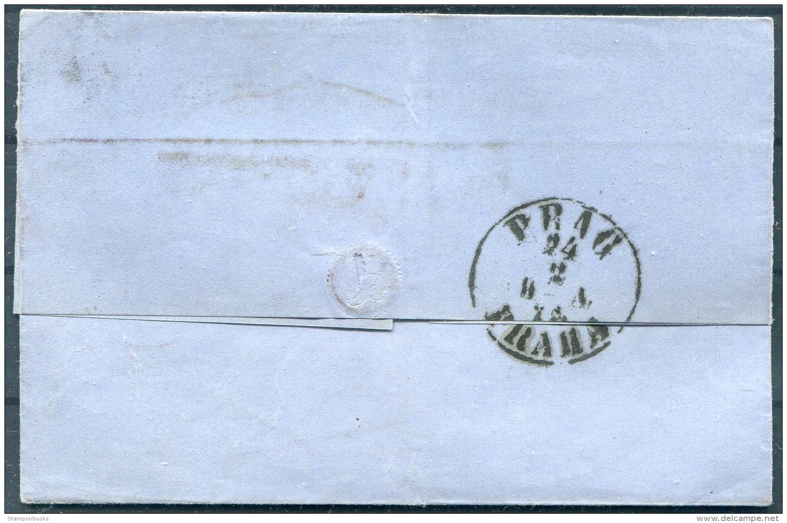 1873 GB QV 3d Rose (Plate 9) London EC - Prague, Prag, Praha - Lettres & Documents