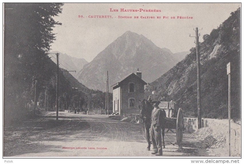 Bm - Cpa CAUTERETS - Station De Calypso Et Pic De Péguère - Cauterets