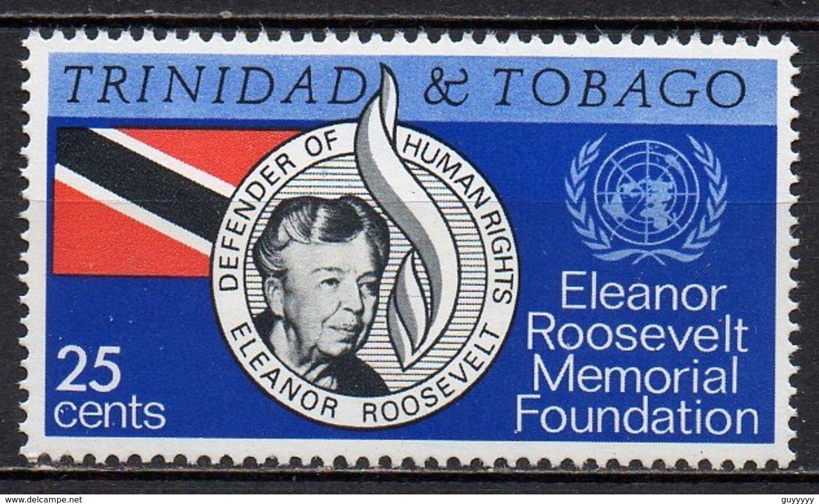 Trinidad & Tobago - 1965 - Yvert N° 205 **  - Déclaration Universelle Des Droits De L'Homme - Trinidad & Tobago (1962-...)