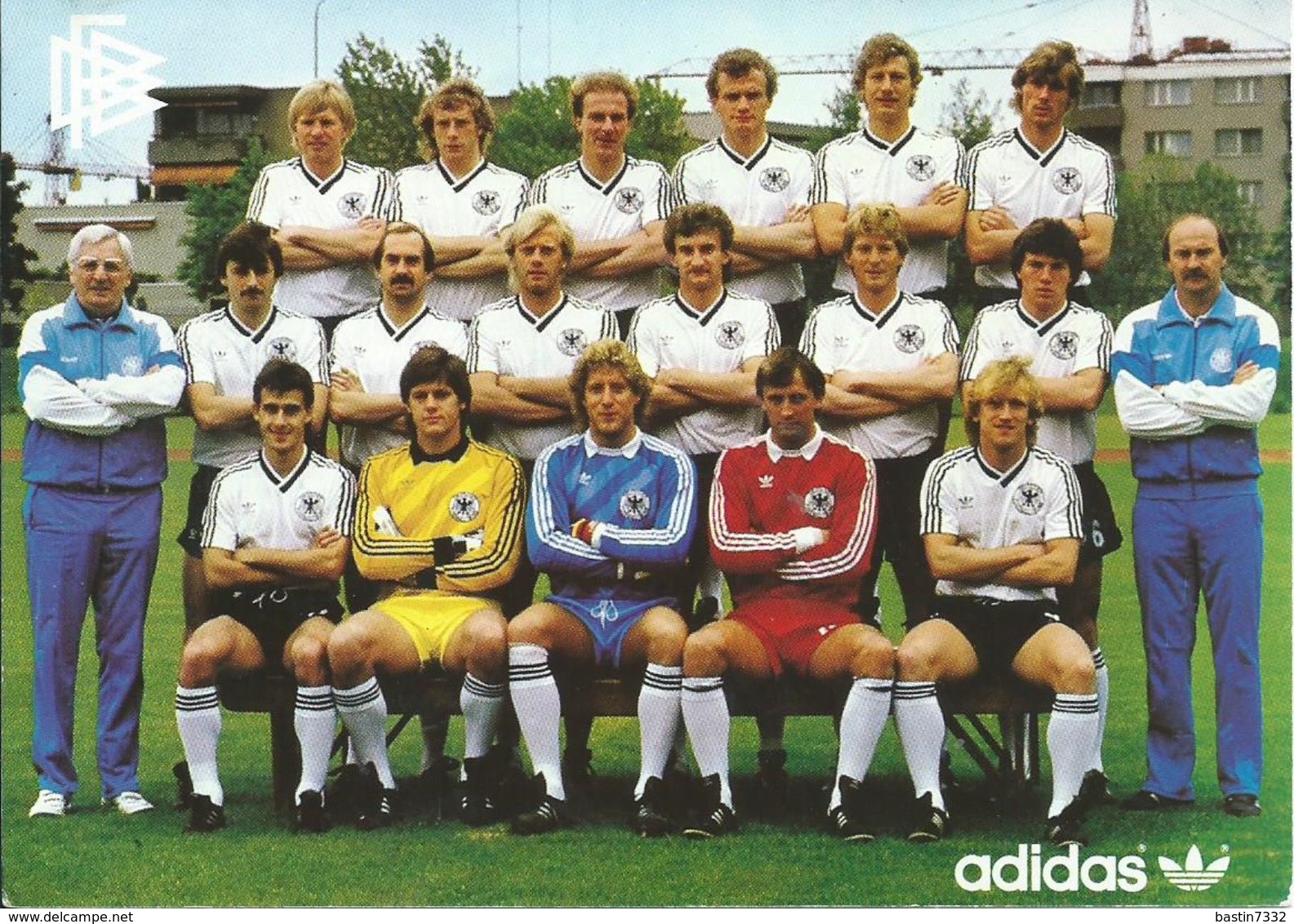 1984 Deutschland Nationalmannschaft Football/soccer/voetbal - Voetbal