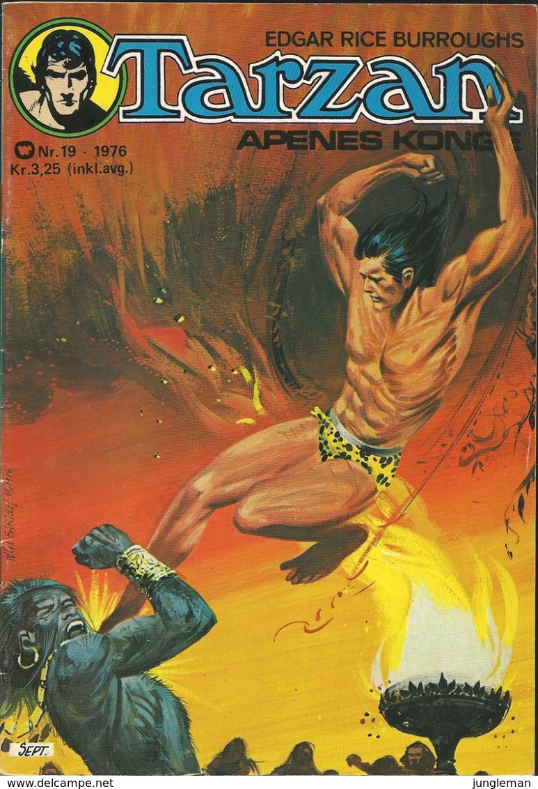 Tarzan Apenes Konge N° 19 + Frank Merrill (in Norwegian) Williams Forlag Oslo - Oktober 1974 - Limite Neuf - Langues Scandinaves