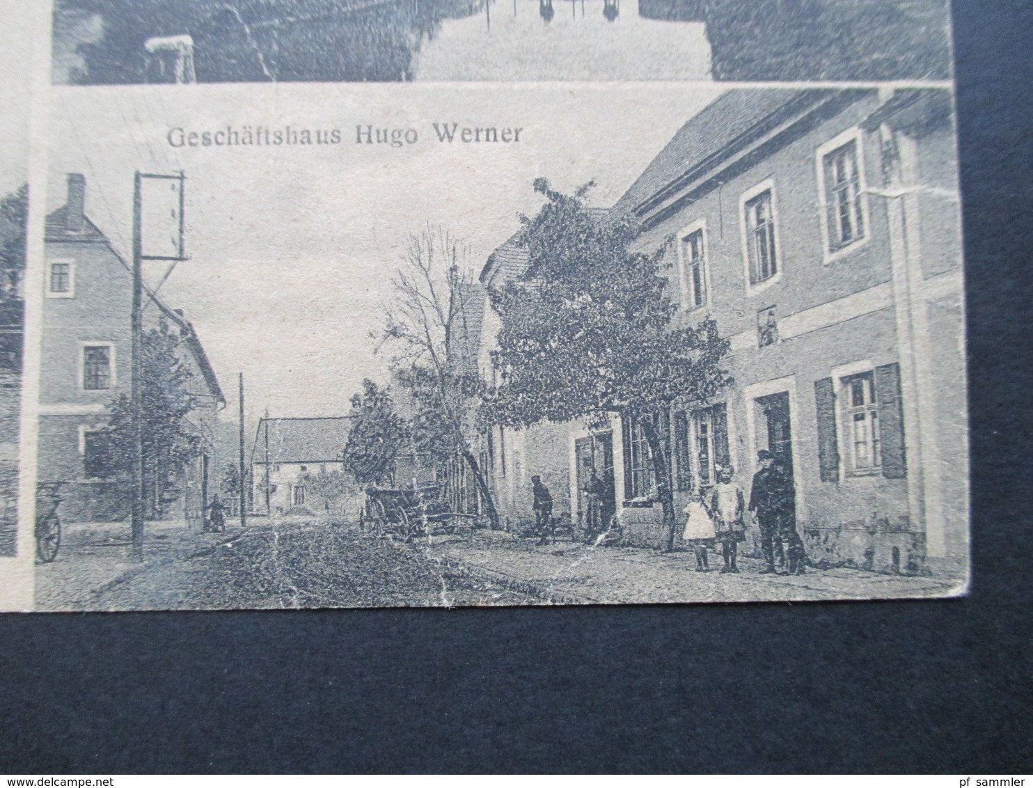 AK / Mehrbildkarte 1921 Gruss Aus Schönwerda B. Artern. Geschäftshaus Hugo Werner / Kirche / Partie Unstrut M. Schleuse - Rossleben