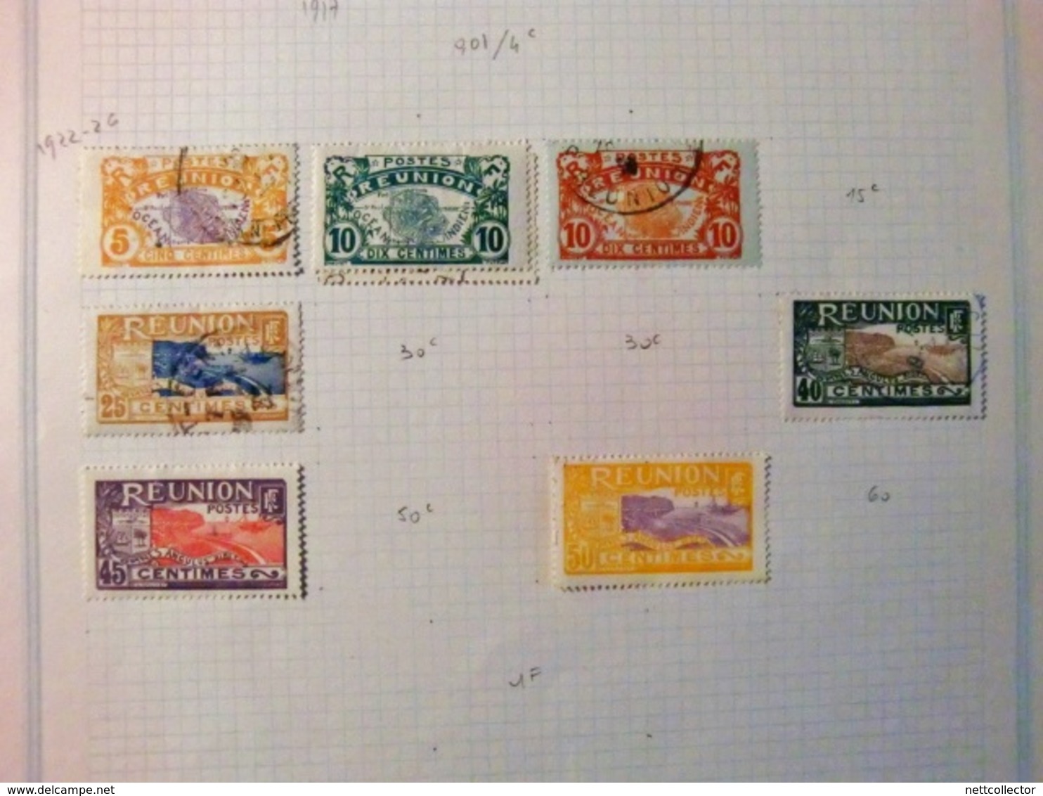 CARTON COLONIES FRANCAISES AVANT INDEPENDANCE AVEC TIMBRES SUR FEUILLES