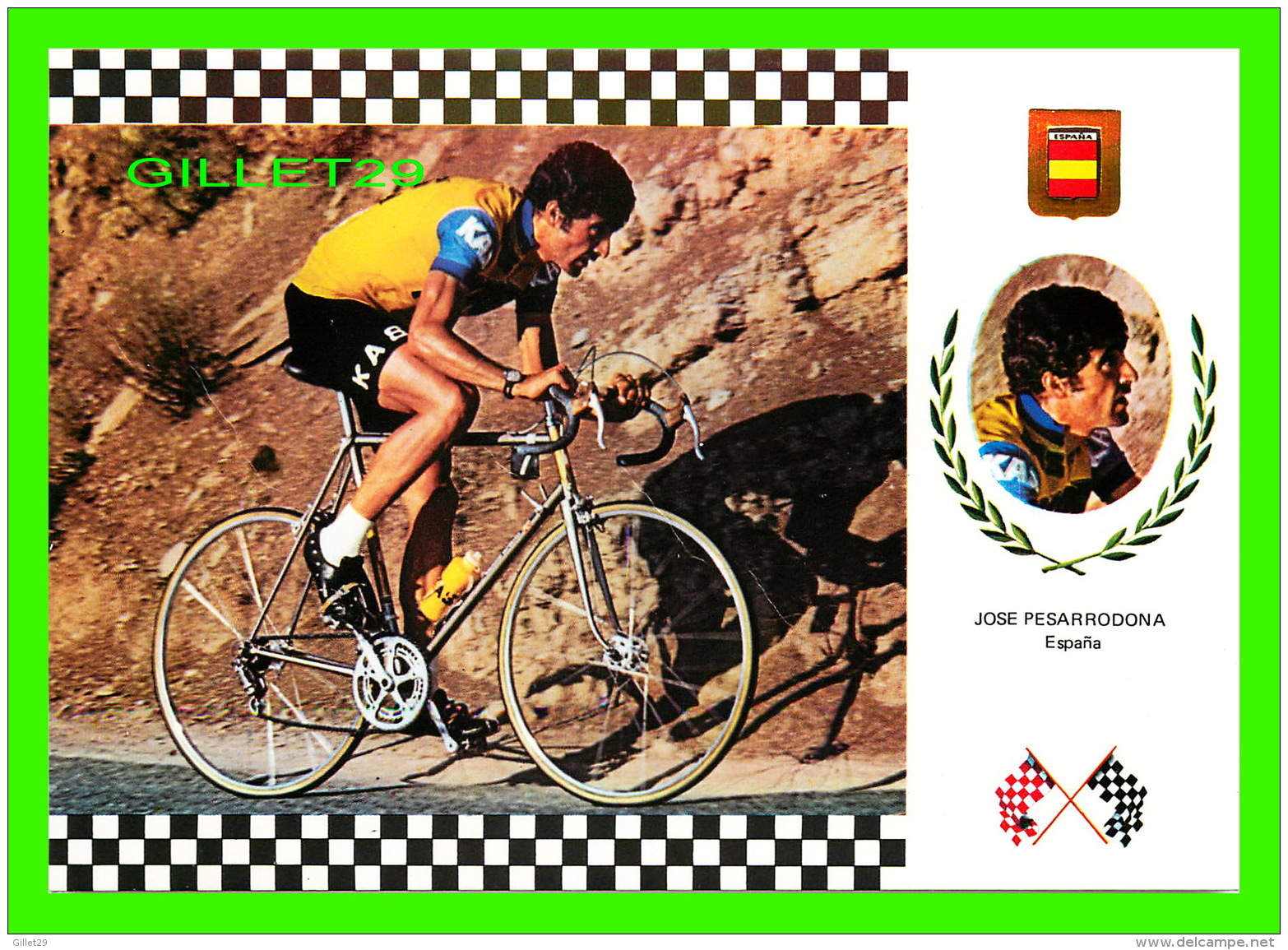 SPORTS CYCLISME - JOSE PESARRODONA, ESPANA -  No 19 SERIE CICLISMO - - Cyclisme