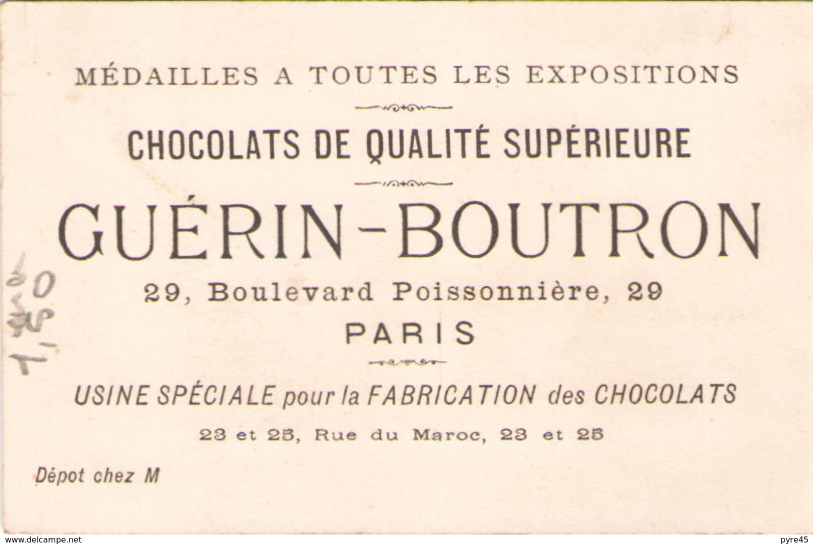 IMAGE CHOCOLAT GUERIN BOUTRON L AMOUR EN ESPAGNE - Andere & Zonder Classificatie