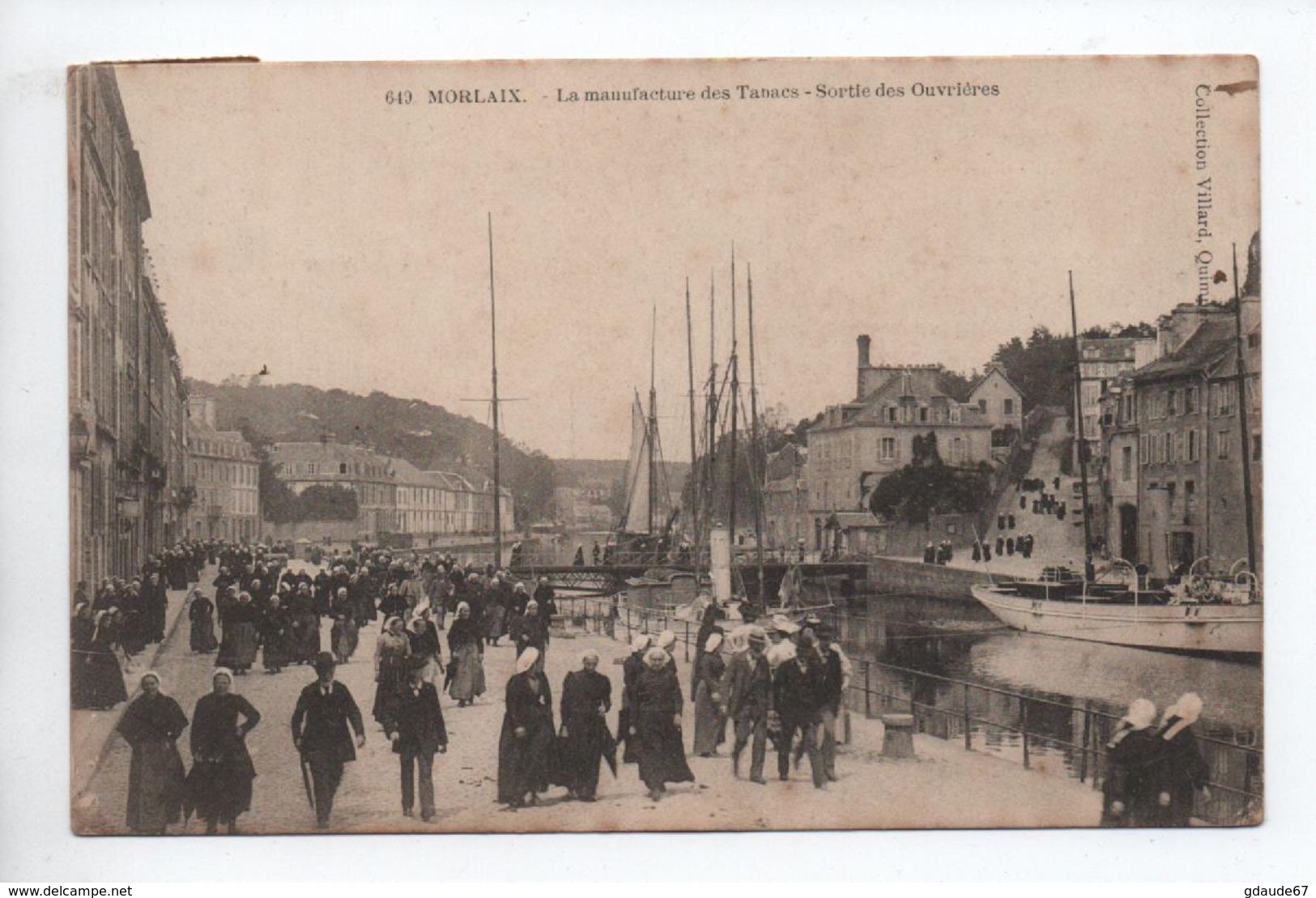 MORLAIX (29) - LA MANUFACTURE DES TABACS - SORTIE DES OUVRIERES - Morlaix