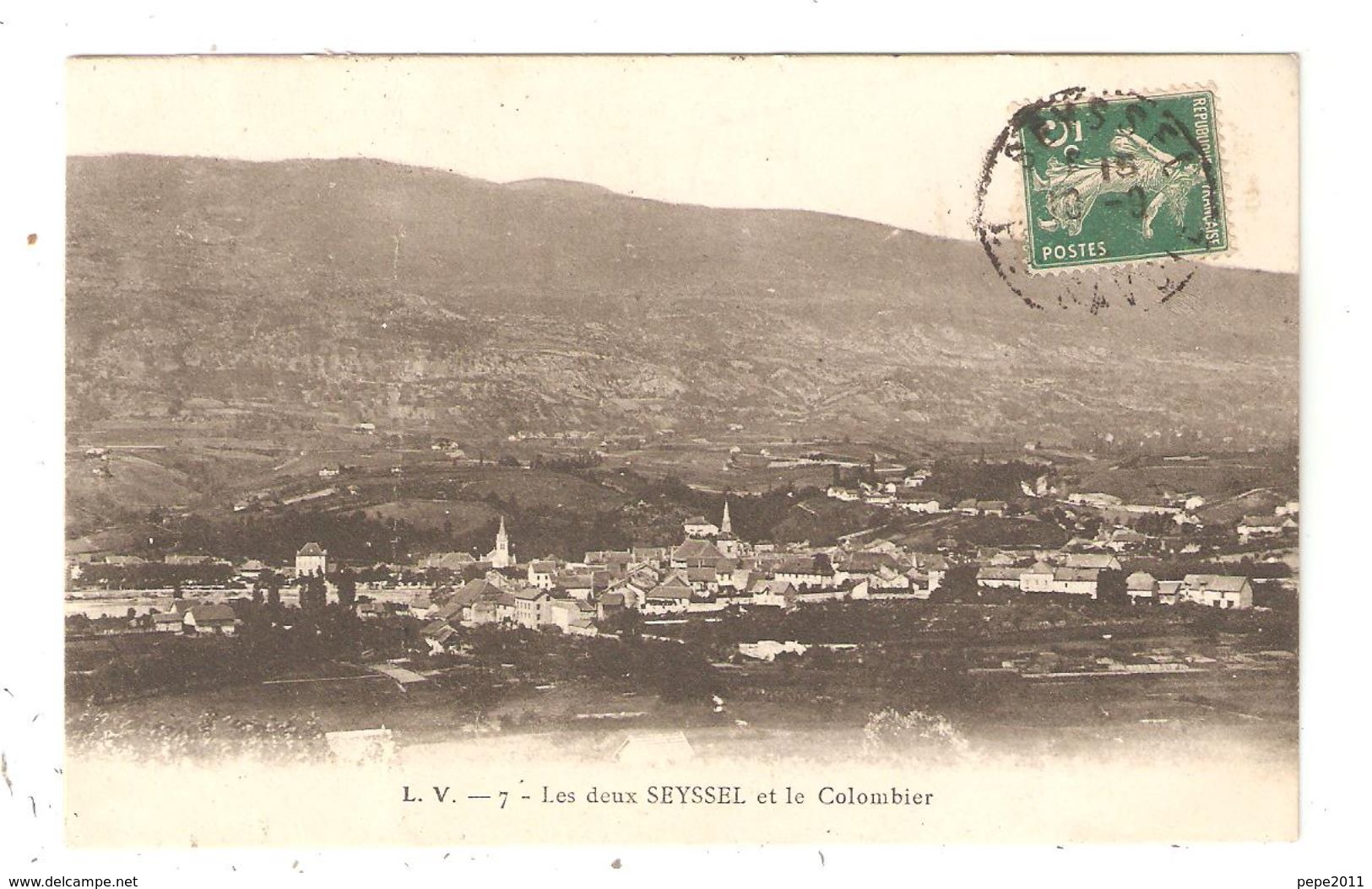 CPA 74 Les Deux SEYSSEL Et Le Colombier - Seyssel