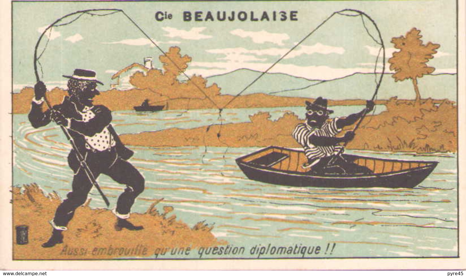 IMAGE COMPAGNIE BEAUJOLAISE AUSSI EMBROUILLE QU UNE QUESTION DIPLOMATIQUE - Autres & Non Classés